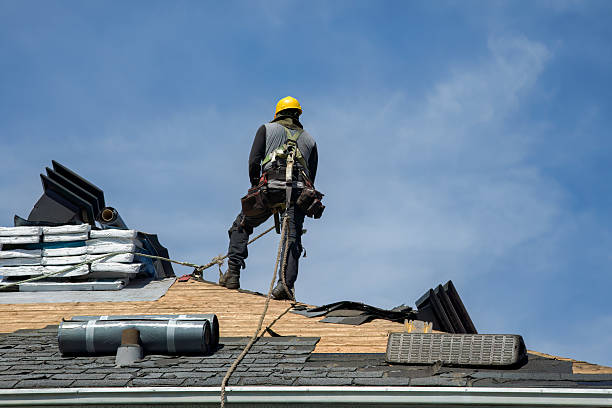 Professional Roofing technician working in Firestone, CO